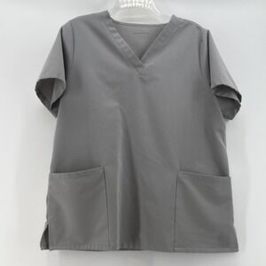 Mandala Scrub Top Size Large Womens‎ Gray